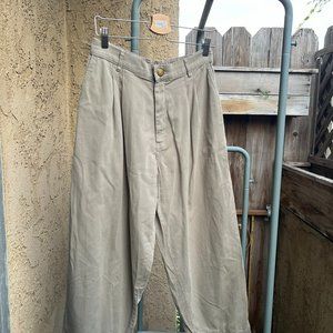 Big Bud Press Size M Petite Khaki Grey Trousers